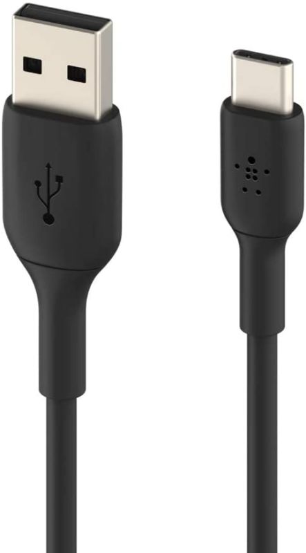 Belkin сable USB-A > USB-C charge/data, 1m, Type-C, PVC, black
