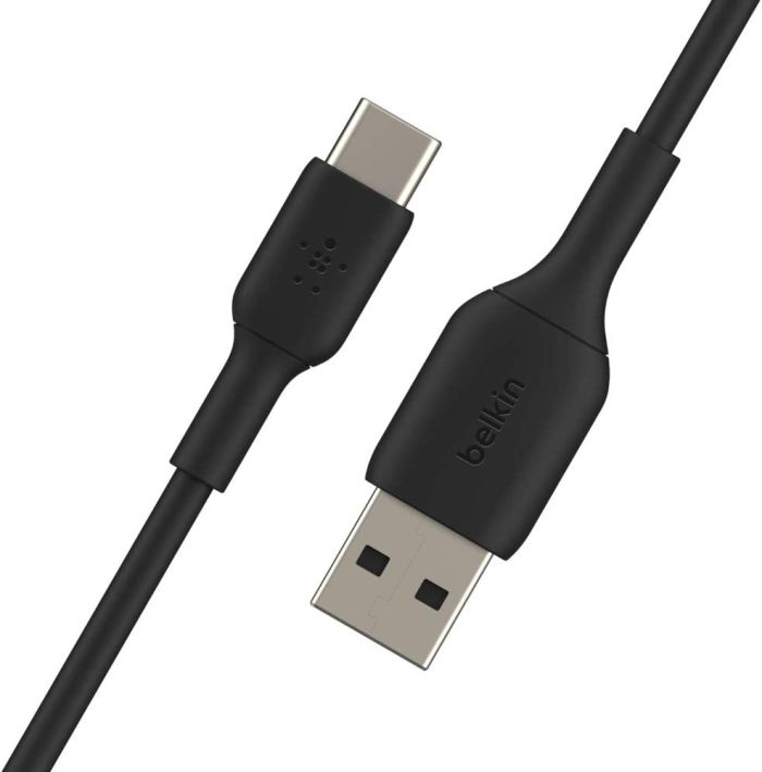 Belkin сable USB-A > USB-C charge/data, 1m, Type-C, PVC, black