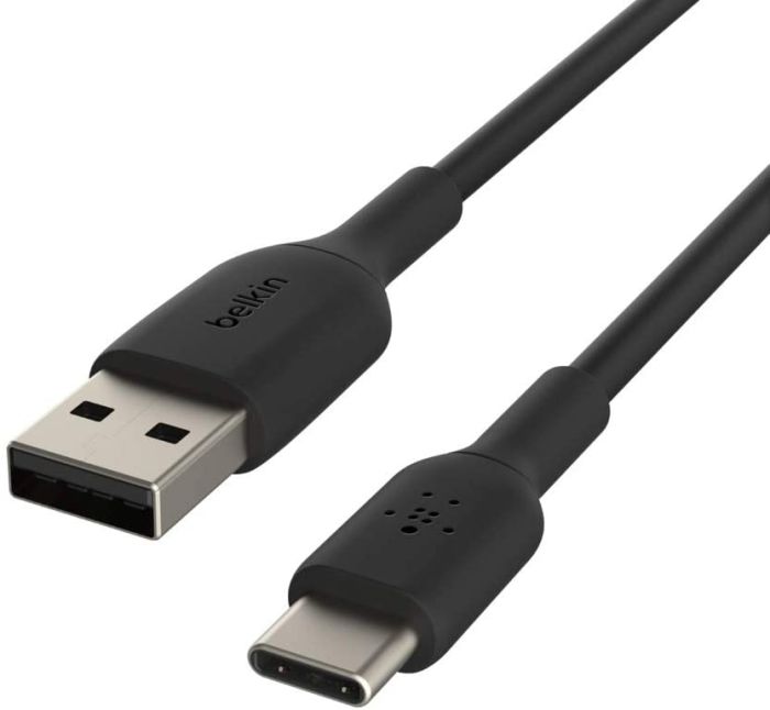 Belkin сable USB-A > USB-C charge/data, 1m, Type-C, PVC, black