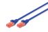 CAT 6 U-UTP patch cord, Cu, LSZH AWG 26/7, length 10 m, color blue