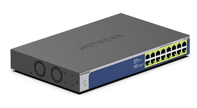 Коммутатор NETGEAR GS516PP 16xGE PoE, 260Вт, Неуправляемый