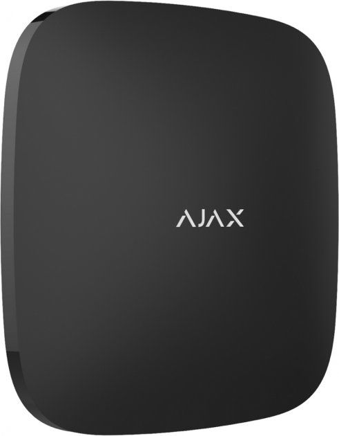 Інтелектуальна охоронна централь Ajax Hub 2 Plus, gsm, ethernet, wi-fi, jeweller, бездротова, чорний