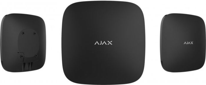 Інтелектуальна охоронна централь Ajax Hub 2 Plus, gsm, ethernet, wi-fi, jeweller, бездротова, чорний