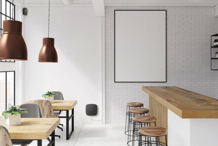 Інтелектуальна охоронна централь Ajax Hub 2 Plus, gsm, ethernet, wi-fi, jeweller, бездротова, чорний