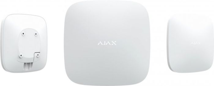 Ajax Hub 2 Plus intelligent security central unit, gsm, ethernet, wi-fi, jeweler, wireless, white