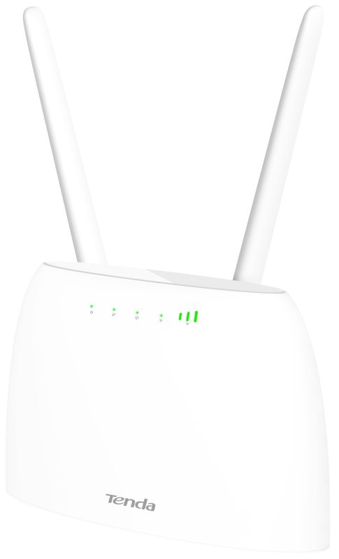 Маршрутизатор TENDA  N300, 4G/LTE, 1xFE LAN, 1xFE LAN/WAN, 1xRJ11, Cлот для SIM-карти Tenda 4G06