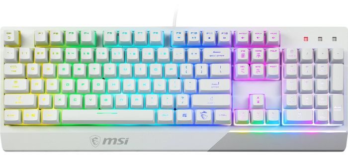 Комплект клавіатура та миша MSI Vigor GK30 COMBO WHITE UA USB, EN/UKR/RU, RGB, білий
