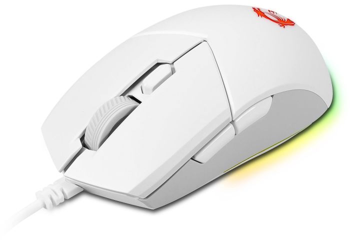 Комплект клавіатура та миша MSI Vigor GK30 COMBO WHITE UA USB, EN/UKR/RU, RGB, білий