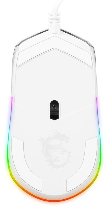 Комплект клавіатура та миша MSI Vigor GK30 COMBO WHITE UA USB, EN/UKR/RU, RGB, білий