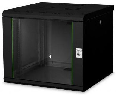 Шафа DIGITUS 19", 9U, Wall Mounting Unique, 600x600 мм, 60кг максимально, чорна