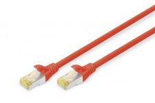 Патч-корд DIGITUS CAT 6a S-FTP, 1м, AWG 26/7, Cu, LSZH, червоний