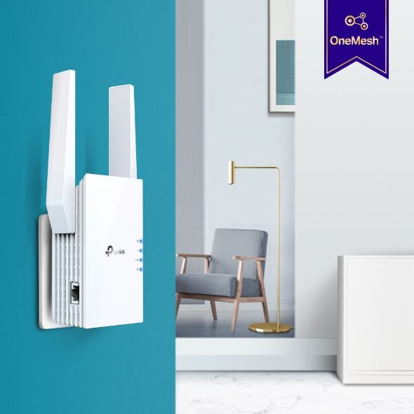 Расширитель покрытия WiFi TP-LINK  AX1800, 1хGE, MESH TP-Link RE605X