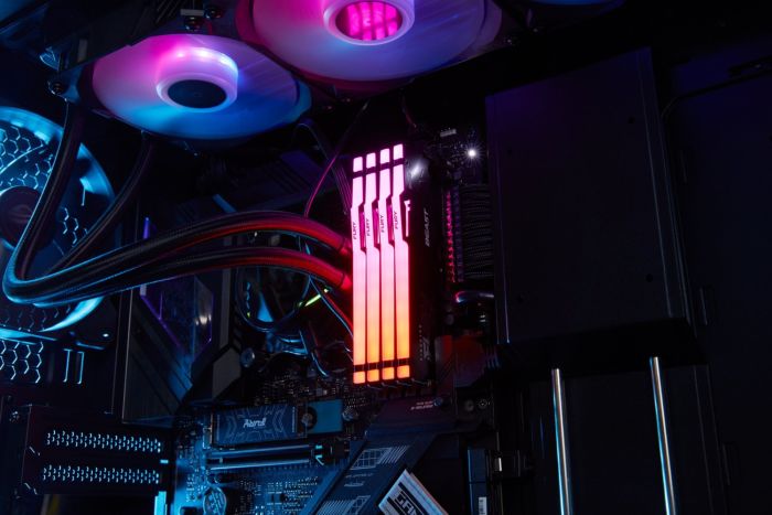 Пам'ять ПК Kingston DDR5 16GB 5600 FURY  Beast RGB