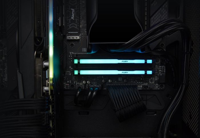 Пам'ять ПК Kingston DDR5 16GB 5600 FURY  Beast RGB