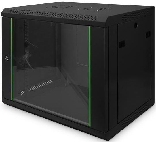Шкаф DIGITUS 19", 9U, Wall Mounting Dynamic Basic, 600x450 мм, 60кг максимально, черный
