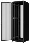 Шафа MIRSAN 19", 32U, GTV, перфорація 63%, 600x600 мм, максимально 2000 кг, чорна