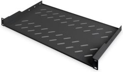 Полиця DIGITUS 19", 1U, консольна, 250мм, чорна