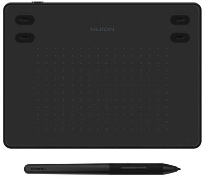 Графический планшет  4.8"x3" , USB-C,черный Huion RTE-100