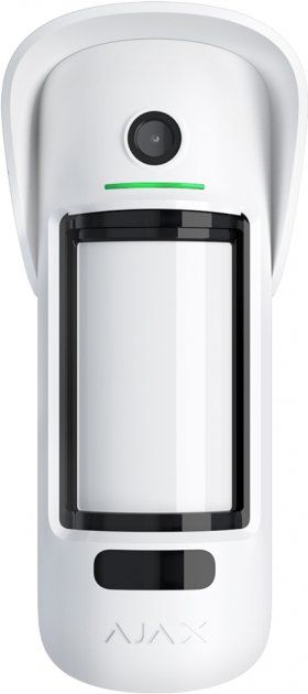 Датчик руху вуличний з фотофіксацією Ajax MotionCam Outdoor, Jeweler, бездротовий, білий (26074.84.WH1)