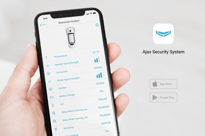 Датчик руху вуличний з фотофіксацією Ajax MotionCam Outdoor, Jeweler, бездротовий, білий (26074.84.WH1)
