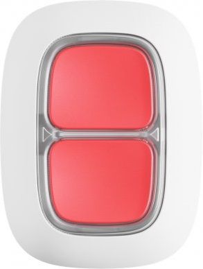 Wireless double panic button Ajax DoubleButton, jeweler, wireless, white