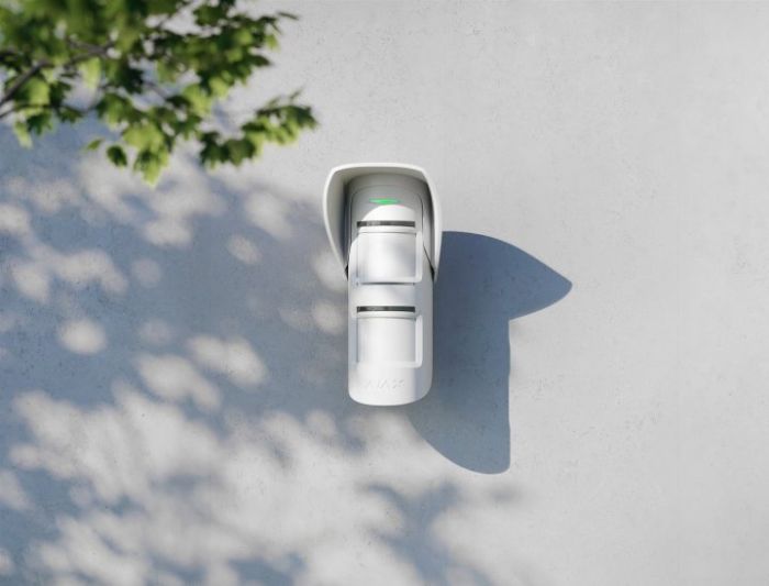 Навіс Ajax Hood для датчика руху MotionProtect Outdoor, білий