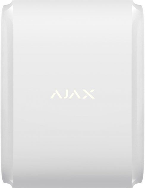 Датчик движения уличный типа "штора" Ajax DualCurtain Outdoor, Jeweler, беспроводной, белый