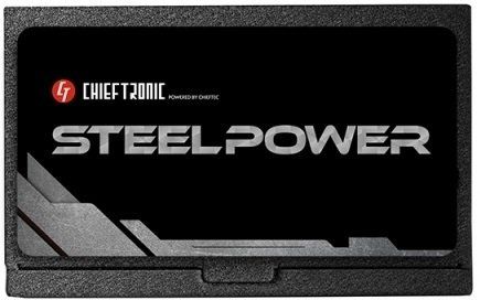 CHIEFTEC PSU Steel Power  (650W), >85%, 80+ Bronze, 120mm, 1xMB 24pin(20+4), 2xCPU 8pin(4+4), 3xMolex, 6xSATA, 4xPCIe 8pin(6+2), Fully Modular