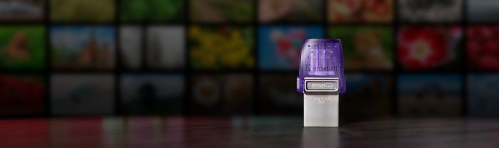 Накопичувач Kingston  256GB USB 3.2 Type-A + Type-C DT microDuo 3C R200MB/s