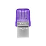 Накопичувач Kingston   64GB USB 3.2 Type-A Gen1 + Type-C DT microDuo 3C R200MB/s