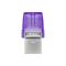 Накопичувач Kingston   64GB USB 3.2 Type-A Gen1 + Type-C DT microDuo 3C R200MB/s
