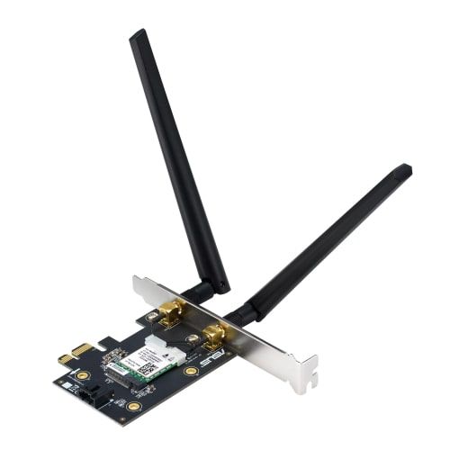 Адаптер WiFi ASUS PCE-AX1800 AX1800, PCI-Express x1, BT5.2