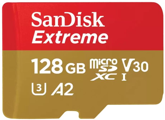 SanDisk microSD  128GB C10 UHS-I U3 R190/W90MB/s Extreme V30