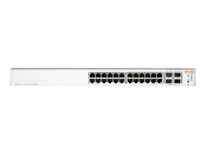 HPE Aruba Switch Instant On 1930, 4SFP+ Switch, 24xGE, 4xGE SFP ports, LT Warranty