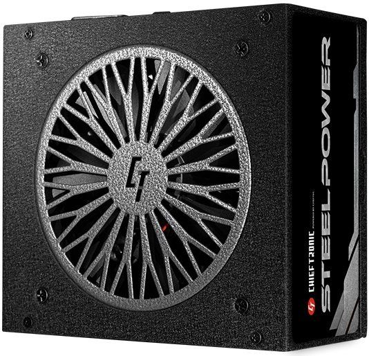 Блок питания CHIEFTEC Steel Power  (750W), >85%, 80+ Bronze, 120мм, 1xMB 24pin(20+4), 2xCPU 8pin(4+4), 3xMolex, 6xSATA, 4xPCIe 8pin(6+2), Fully Modular