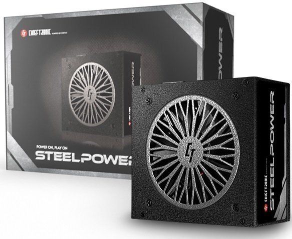 Блок питания CHIEFTEC Steel Power  (750W), >85%, 80+ Bronze, 120мм, 1xMB 24pin(20+4), 2xCPU 8pin(4+4), 3xMolex, 6xSATA, 4xPCIe 8pin(6+2), Fully Modular