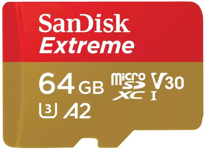 SanDisk microSD   64GB C10 UHS-I U3 R170/W80MB/s Extreme V30