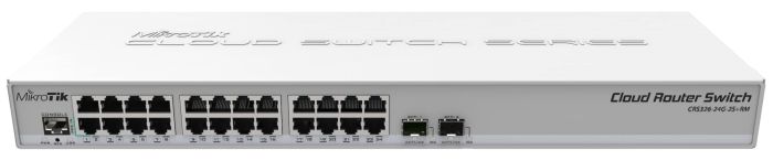 Комутатор MikroTik Cloud Router Switch MikroTiK CRS326-24G-2S+RM