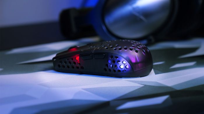 Mouse Xtrfy MZ1, WL/USB-A, RGB, Чорний