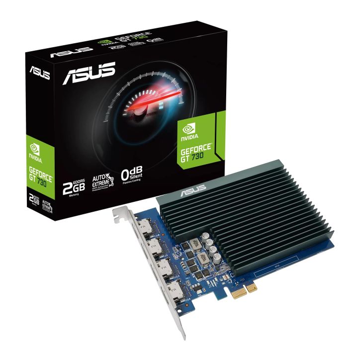 Видеокарта ASUS GeForce GT 730 2GB GDDR5 Silent low profile 4 HDMI GT730-4H-SL-2GD5