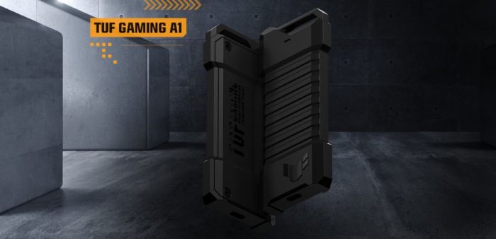 Портативний корпус ASUS для SSD TUF GAMING A1 ESD-T1A/BLK/G/AS PCIe NVMe M.2 2230/2242/2260/2280 USB Type-C 3.2 Gen 2x1