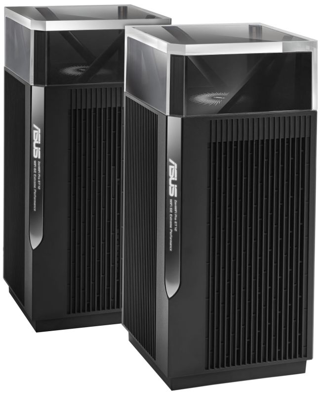 Система WiFi-Mesh ASUS ZenWiFi Pro ET12 AXE11000, 2xGE LAN, 1x2.5GE LAN, 1x2.5GE WAN, 2мод