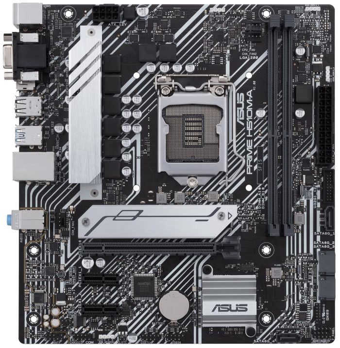 Материнcкая плата ASUS PRIME H510M-A s1200 H510 2xDDR4 M.2 HDMI DP D-Sub mATX