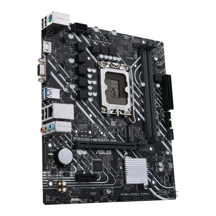 Материнcька плата ASUS PRIME H610M-K D4 s1700 H610 2xDDR4 M.2 HDMI D-Sub mATX