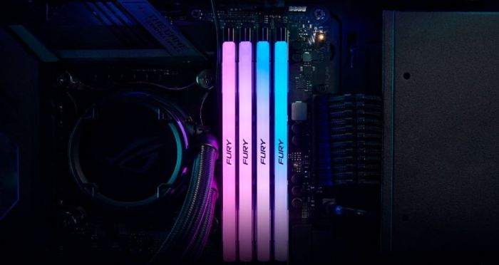 Пам'ять ПК Kingston DDR5 32GB KIT (16GBx2) 6400 FURY Renegade RGB XMP