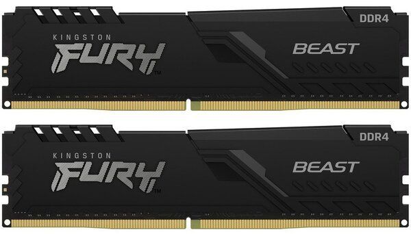 Пам'ять ПК Kingston DDR4 32GB KIT (16GBx2) 3200 FURY Beast