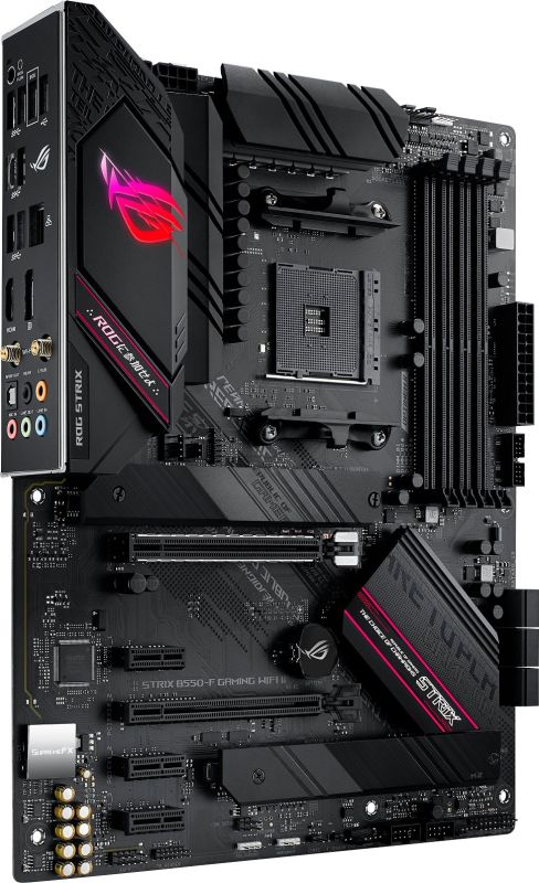Материнcкая плата ASUS ROG STRIX B550-F GAMING WIFI II sAM4 B550 4xDDR4 M.2 HDMI DP WiFi BT ATX