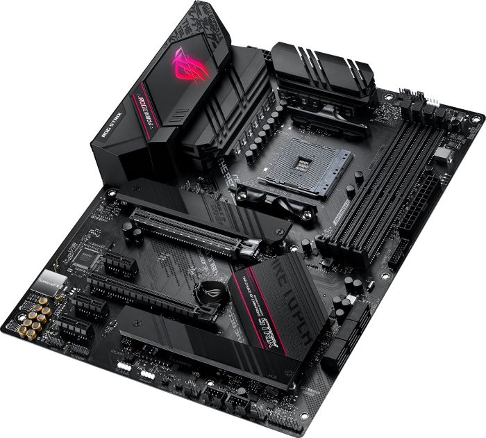 Материнcкая плата ASUS ROG STRIX B550-F GAMING WIFI II sAM4 B550 4xDDR4 M.2 HDMI DP WiFi BT ATX