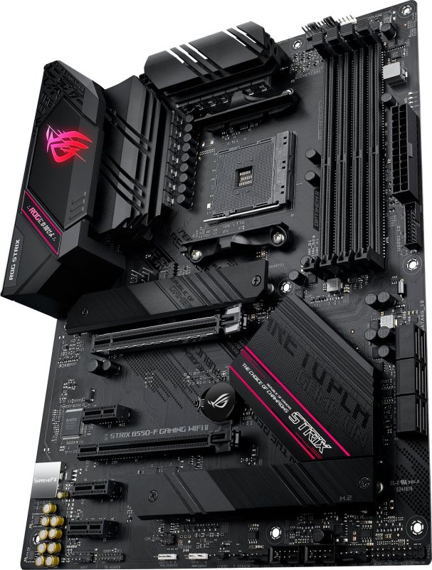 Материнcкая плата ASUS ROG STRIX B550-F GAMING WIFI II sAM4 B550 4xDDR4 M.2 HDMI DP WiFi BT ATX