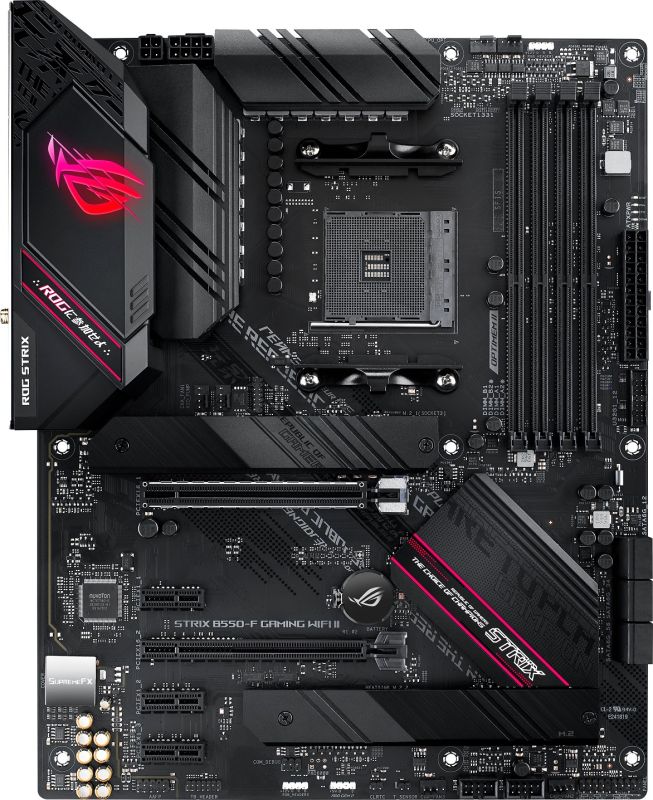Материнcкая плата ASUS ROG STRIX B550-F GAMING WIFI II sAM4 B550 4xDDR4 M.2 HDMI DP WiFi BT ATX